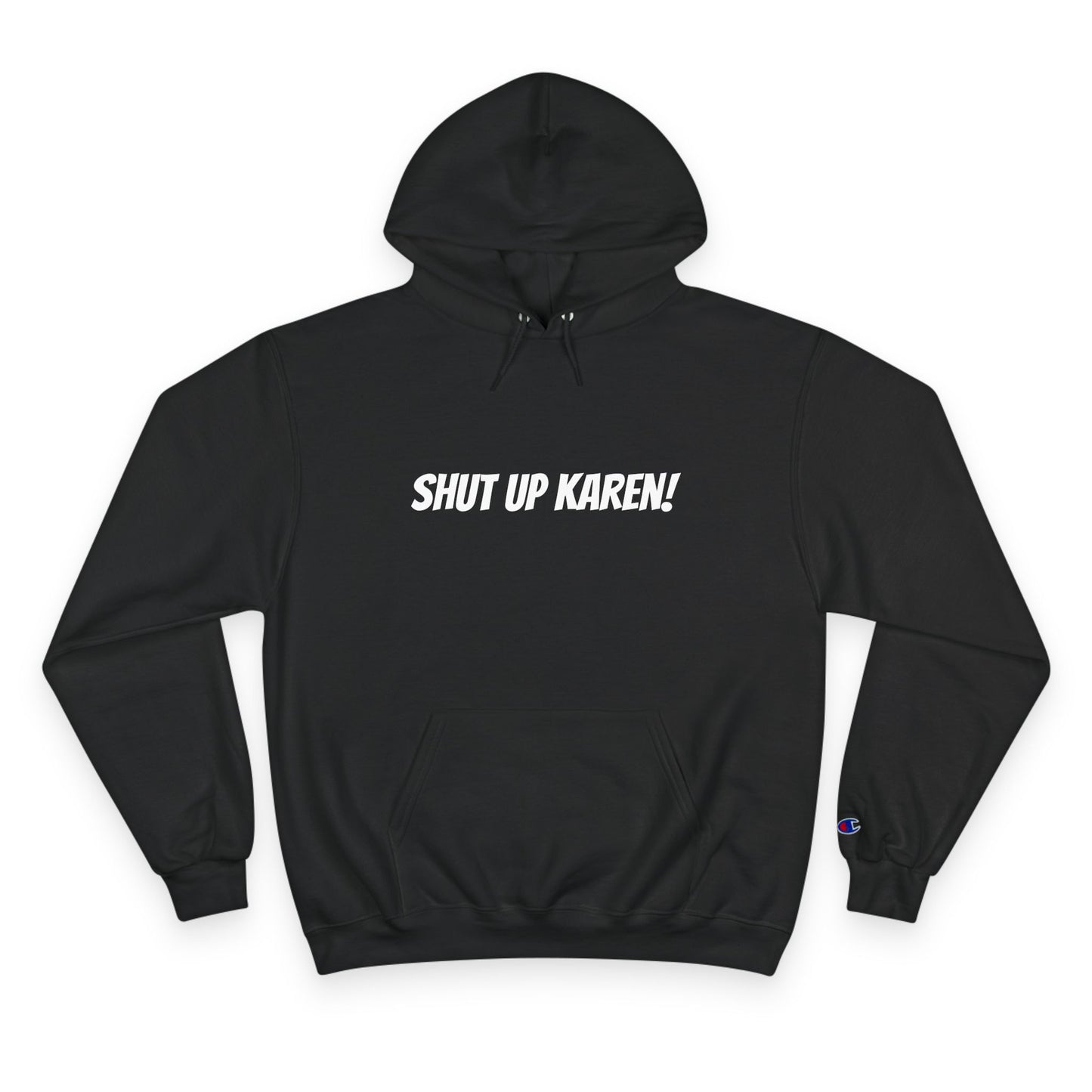 Black Unisex ‘Nobody Cares, Karen’ hoodie — satirical design mocking self-appointed morality police and modern conformity